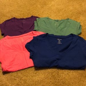 Cotton v-neck T-shirt